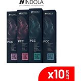 Indola Pcc 6.44 60ML Koyu Kumral Yoğun Bakır Saç BOYASI-10LU