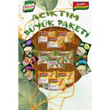 İndomie Acıktım Büyük Paket Noodle 9 Adet, Knorr Çabuk Çorba 5 Adet, Çin Çubuğu Hediyeli SoyAkca-AcıktımBüyükPaket