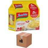 Indomie Hazır Noodle 8'li Paket 5X75G Tavuk Aromalı Pratik Makarna 2'li Ekonomik Paket - 2 Adet