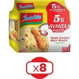 Indomie Hazır Noodle Tavuklu 75 gr x 5'li Avantaj Paket x 8 Adet
