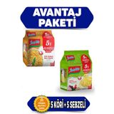 İndomie Köri + Sebzeli Hazır Noodle 10'Lu