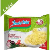 Indomie Sebze Çeşnili Hazır Noodle 75 gr x 6 Adet