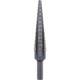 Industrial Tools 10231CB Unibit Kademeli Matkap Ucu, 0.8 mm Artışlarla, 13 Kademe, M-35 Kobalt Alaşımlı Çelik