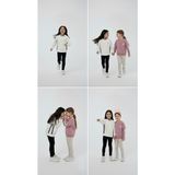 İnebolu Kids Kapüşonlu Tarz Sweatshirt 2 Li Kız Çocuk - Beyaz - Pembe - Lila - 9 Yaş