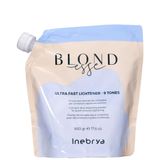 Inebrya Blondesse Ultra Fast Lightener 9 ton 500 g toz, parfüm içermez, kokusuz, tüm saç tipleri için