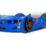 İnegöl'den Eve Bmw - Eco1 - Arabalı Yatak Araba Karyola - M6 Serisi - Mavi - 207 x 105 cm