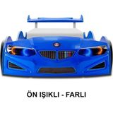 İnegöl'den Eve Bmw - Eco2 - Arabalı Yatak Araba Karyola - M7 Serisi - 4 Farklı Renk Seçeneği - Mavi - 207 x 105 cm