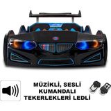 İnegöl'den Eve Bmw - Full - Arabalı Yatak Araba Karyola - M8 Serisi - Siyah - 207 x 105 cm