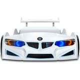 İnegöl'den Eve Gt1 - Beyaz Arabalı Yatak, Araba Karyola - M6 Serisi -Eco2 - 90 x 190 cm