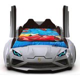 İnegöl'den Eve İnegölden Eve Rs Lambo - Çocuk Arabalı Yatak - Kapısı Yukarı Açılan - Beyaz - 90 x 190 cm