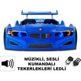 İnegöl'den Eve M8 Serisi Arabalı Yatak Ahşap Malzeme Modern Tasarım 90 x 190 cm