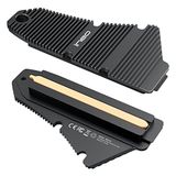 ineo PS5 Soğutucu, M.2 NVME SSD Soğutucu, PS5 Dahili PCIe M.2 NVMe Gaming SSD için, Saf Bakır Şeritle Tasarlanmış Magnezyum Alüminyum Alaşım [M24]
