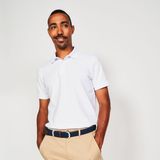 Inesis Beyaz - MW500 Erkek Kısa Kollu Golf Polo Tişörtü