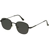 Inesta İnesta Unisex Güneş Gözlüğü IP OPF1021 Metal Çerçeve Siyah Füme Cam UV Filtreli Tasarım