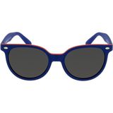 Inesta Kids IKP 9513 Unisex Güneş Gözlüğü Mavi Plastik Çerçeve UV Filtreli Füme Cam