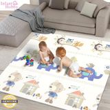 Infant Hobby Amigos Katlanabilir Köpük Oyun Matı 160 x 180 x 1 cm - Renkli