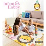 İnfant Hobby Infant Hobby Best Friends Çift Taraflı Katlanabilir Köpük Oyun Matı - Renkli - 160 x 180 x 1 cm