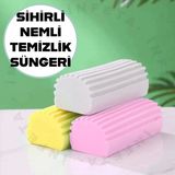İnfeta 1 Adet Sihirli Nemli Temizlik Süngeri Su Emici Leke Tutmaz Genel Kullanım İçin Uygun