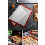 İnfeta Fırınlanabilir Kendinden Yağlı Silikon Pişirme Matı-hamur Açma Matı 30x40