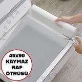 İnfeta Kaymaz Leke Tutmaz 45X90 cm Dolap Raf Çekmece İçi Örtüsü Lastik Malzemeden Tekil Ürün