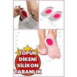 İnfeta Ortapedik Topuk Dikeni Tabanlık-Silikon Topukluk Gizli Jel Yastık
