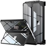 INFILAND Surface Pro 7 Plus Kılıf, Microsoft Surface Pro 7+/ Surface Pro 7/ Surface Pro 6/ Surface Pro 5/ Surface Pro 4 12,3 inç Tablet ile Uyumlu, Kristal Netliğinde Çok Açılı Darbeye Dayanıklı Kılıf, Siyah
