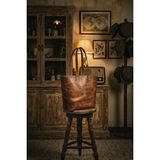 Infinite Hide Leather Hakiki Deri Omuz Çantası Totebag - Antik Taba