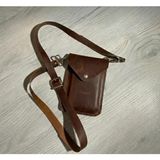 Infinite Hide Leather Hakiki Deri Telefon Çantası - Taba