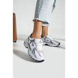 Infinite8 Unisex Ortopedik Triko Yürüyüş Spor Ayakkabısı Beyaz-Lacivert Kaydırmaz Taban