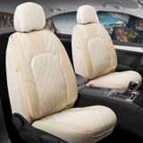 İnfiniti Ex30d Uyumlu Yarı Deri Oto Koltuk Kılıfı Ön Arka Set Chester Serisi Bej Fs
