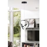 İnfinitum Modern Siyah Sarkıt Led Beyaz Power Ledli Salon, Mutfak, Oda, Hol Avize Aydınlatma