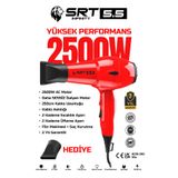 INFINITY 2500 W Fön Makinesi & Saç Kurutma Turbo Professional Seri 2.5m Uzun Kablolu İtalyan Motor Kırmızı