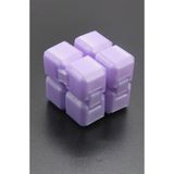 Infinity Cube Sonsuzluk Küpü - Stres Alıcı Parmak Oyuncağı, Dikkat Dağıtıcı Anti Stres Aksesuarı, Yetişkin ve Çocuk İçin Eğitici Odaklanma Küpü (Farklı Renk Seçenekleri) (mor)