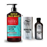 Infinity Exp Prof Yıpranmış Şaçlara- Keratin Botox Şampuan 1000 ml + Keratin Bakım Serumu 100ML