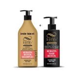 Infinity Keratin Onarıcı Yıpranmış Kuru Saç Botoksu Hair Botox 250ML ve Keratin Şampuan 1000 ml Set