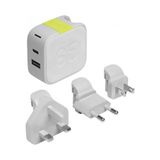 İnfinity Lab InstantCharger 65W 2 USB Beyaz Şarj Aleti