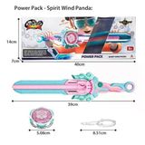 Infinity Nado Güç Paketi Spirit Panda (Ruh Rüzgarı Panda) - Metal Topaç Seti