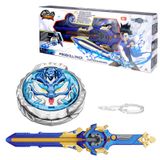 INFINITY NADO Metal topak, kılıç fırlatıcı, ışıklı top, çocuklar için erkek ve kız çocuklar için 5 6 7 8 9 10, Fury Wave Dragon, Mavi