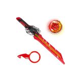 Infinity Nado Proskill Pack Blazing War Bear Işıklı Metal Topaç Ve Epic Launcher Kılıç Fırlatıcı 48 Cm