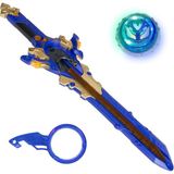 Infinity Nado Proskill Pack Fury Wave Dragon Işıklı Metal Topaç Ve Epic Launcher Kılıç Fırlatıcı 48 Cm