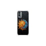 infinix Hot 12 ile uyumlu Köşe Korumalı Kılıf Metamorfoz Kozmik Dans Tasarımlı Uv Baskılı