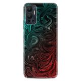 Infinix Hot 12 Kılıf Resimli Desenli Silikon Platinium Series Curl 1850