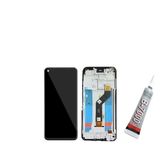 İnfinix Note 7 Ekran Dokunmatik Çıtalı (Siyah) B7000 Yapıştırıcı