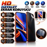 Infinix Note 7 Lite Uyumlu Şeffaf Hd Hayalet Nano Kırılmaz Ekran Koruyucu Darbe Emici Ultra Plus