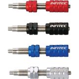 Infitec Klasik Yay Basınç Düğmesi 53h111 Gümüş Renk Yüksek Alüminyum Alaşımı ve Paslanmaz Çelik - Button /Plunger