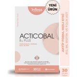 Infless Acticobal B12 Plus – Metilkobalamin, Folik Asit, Biotin, B6 Içeren 30 dil altı tablet