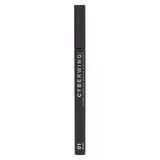 Influence Brush Cyberwing 01 Jet Black Precision Brush Eyeliner