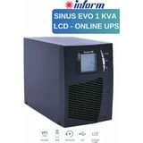 İnform Sinus Evo 1 Kva Online Ups Güç Kaynağı - Siyah
