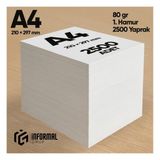 Informal Fotokopi Kağıdı Premium Kalite A4 70 gr 2500 Yaprak 1. Hamur