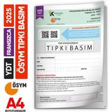 İnformal Yayınları 2025 Yks Ydt Fransızca Ösym Tıpkı Basım Çıkmış Soru Deneme Kitapçığı (Türkiye Geneli)